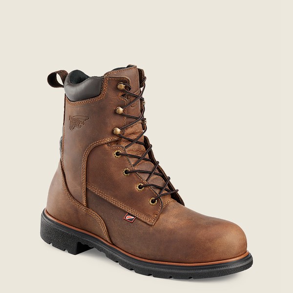 Safety Støvler Herre - Red Wing Dynaforce® - 8-Inch Toe - Brune - JNQTCE-615